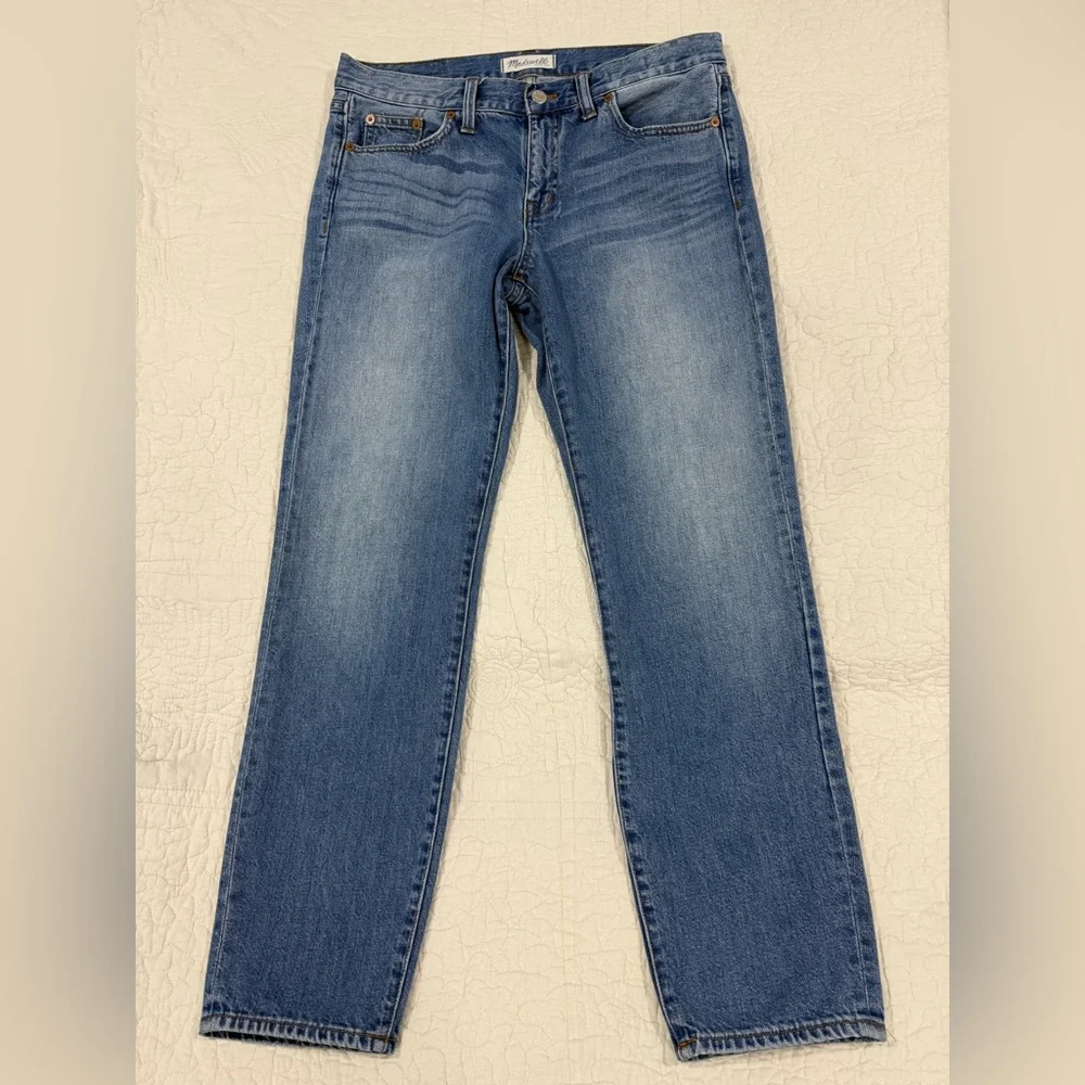 Madewell Classic Blue Straight Jeans / Women’s Size 27 - Picture 2 of 9